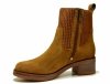 Botki 36 camel 25356 MARCO TOZZI skóra zamsz skórzane brąz damskie 